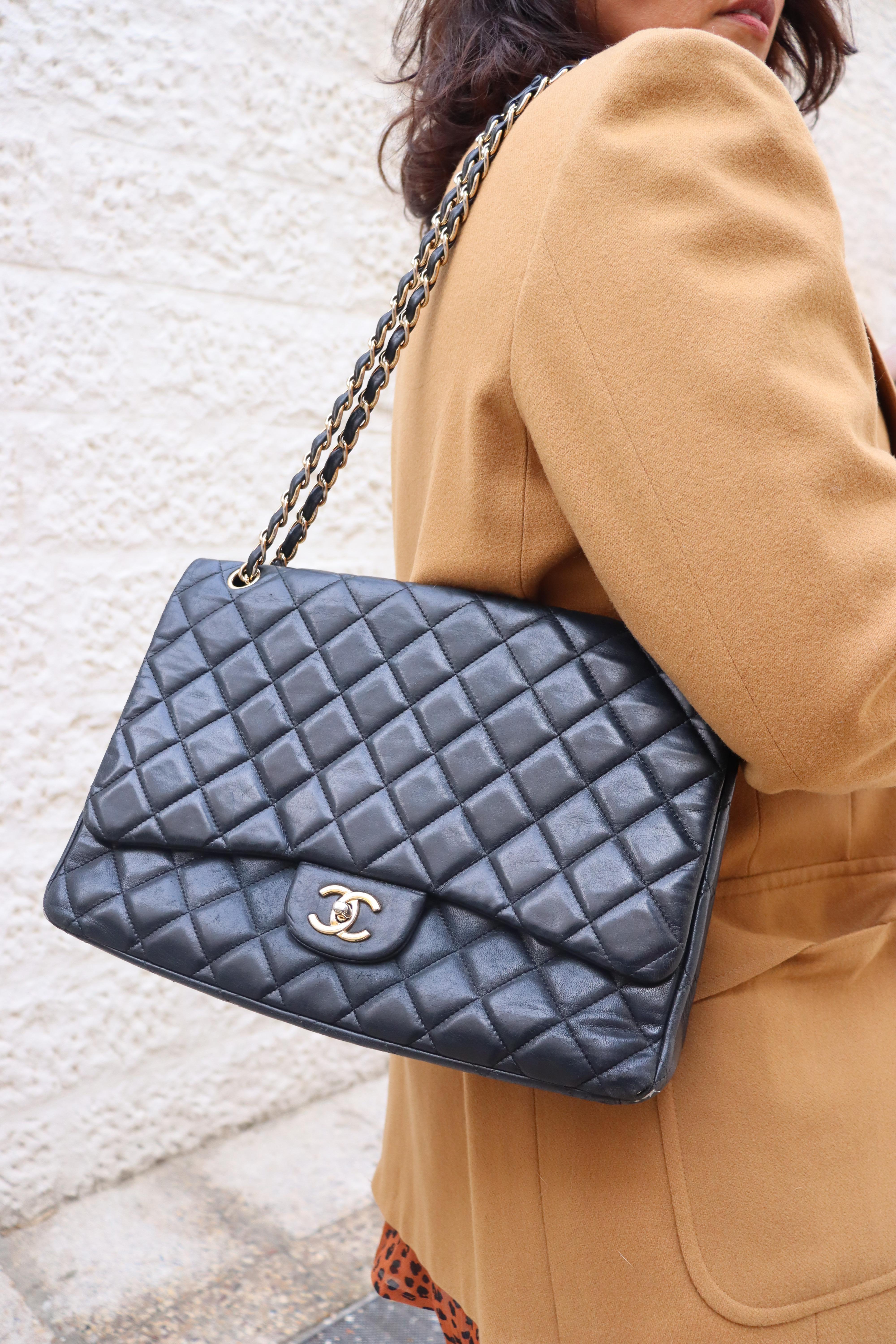 Chanel Maxi Classic Single Flap Bag For Sale 6