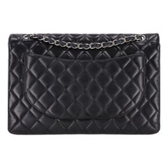 Chanel Maxi Diamond Quilted Lambskin Timeless Flap Bag