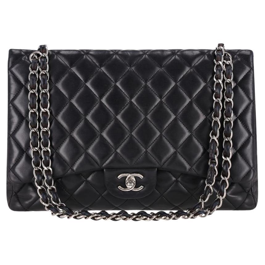 Chanel Maxi Diamond gesteppte Lammfell Timeless Klappentasche
