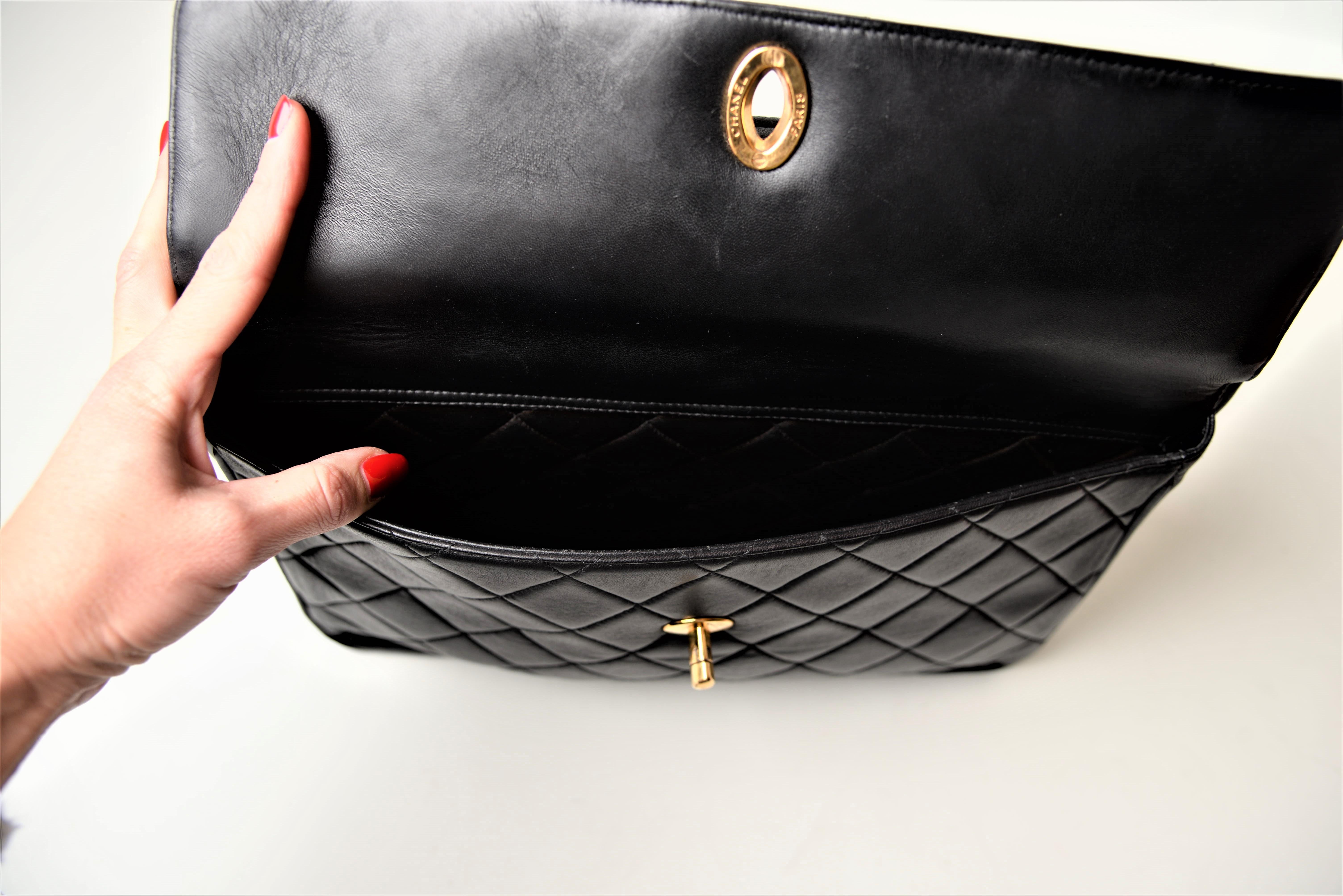 Chanel Maxi Flap Bag Camera Case Vintage For Sale at 1stDibs chanel