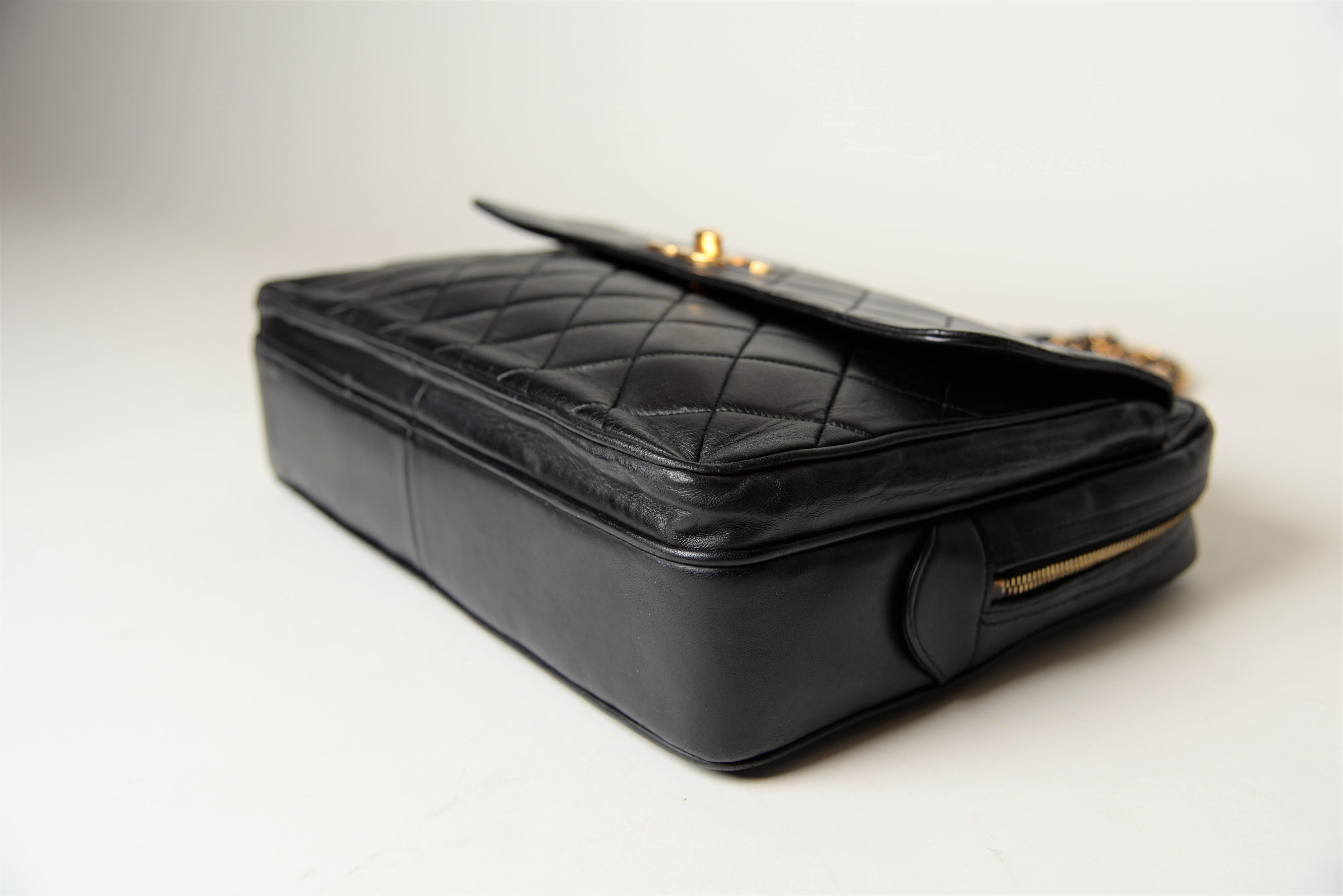 Chanel Maxi Flap Bag Camera Case Vintage For Sale at 1stDibs chanel