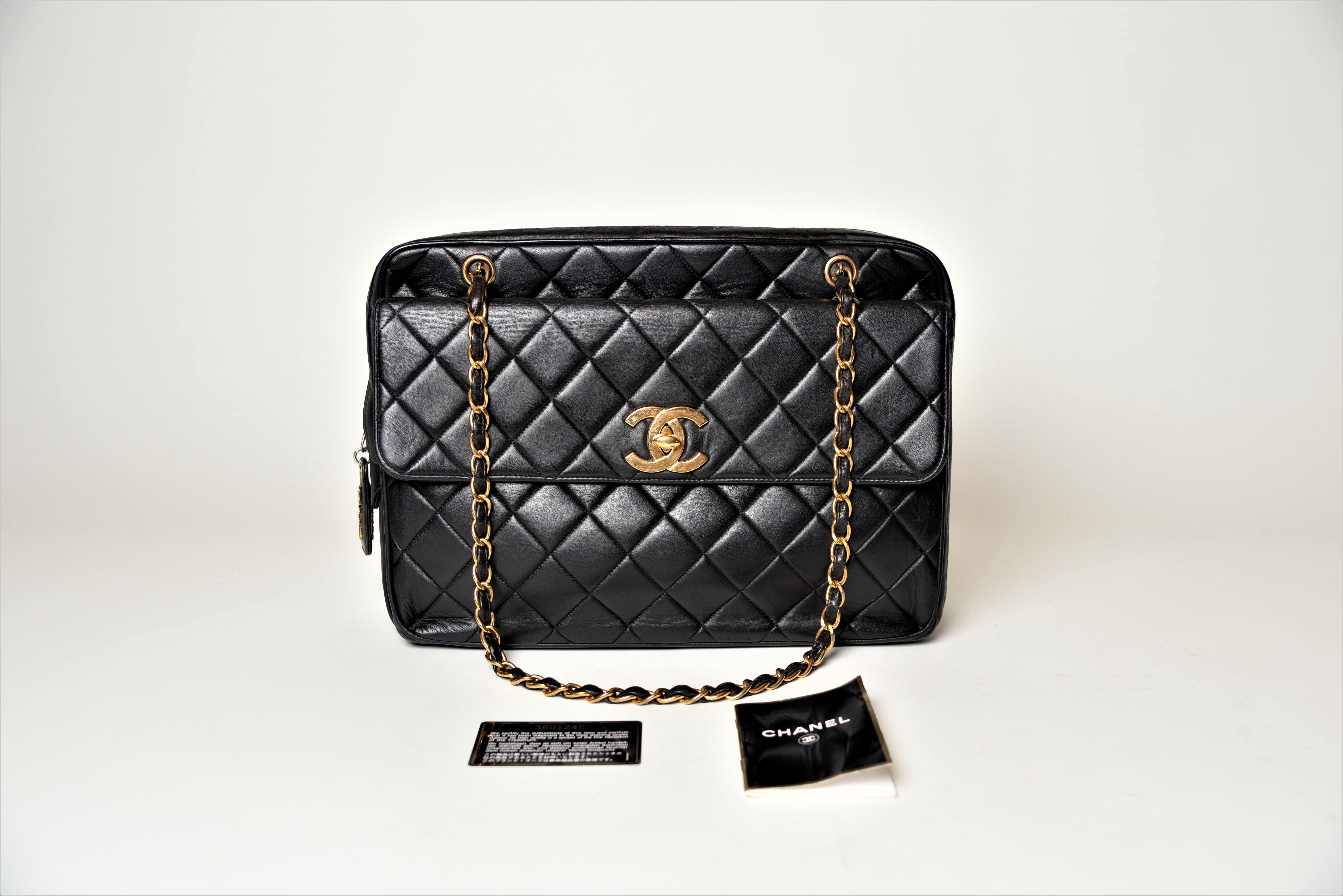 Chanel Maxi Flap Bag Camera Case Vintage For Sale at 1stDibs chanel