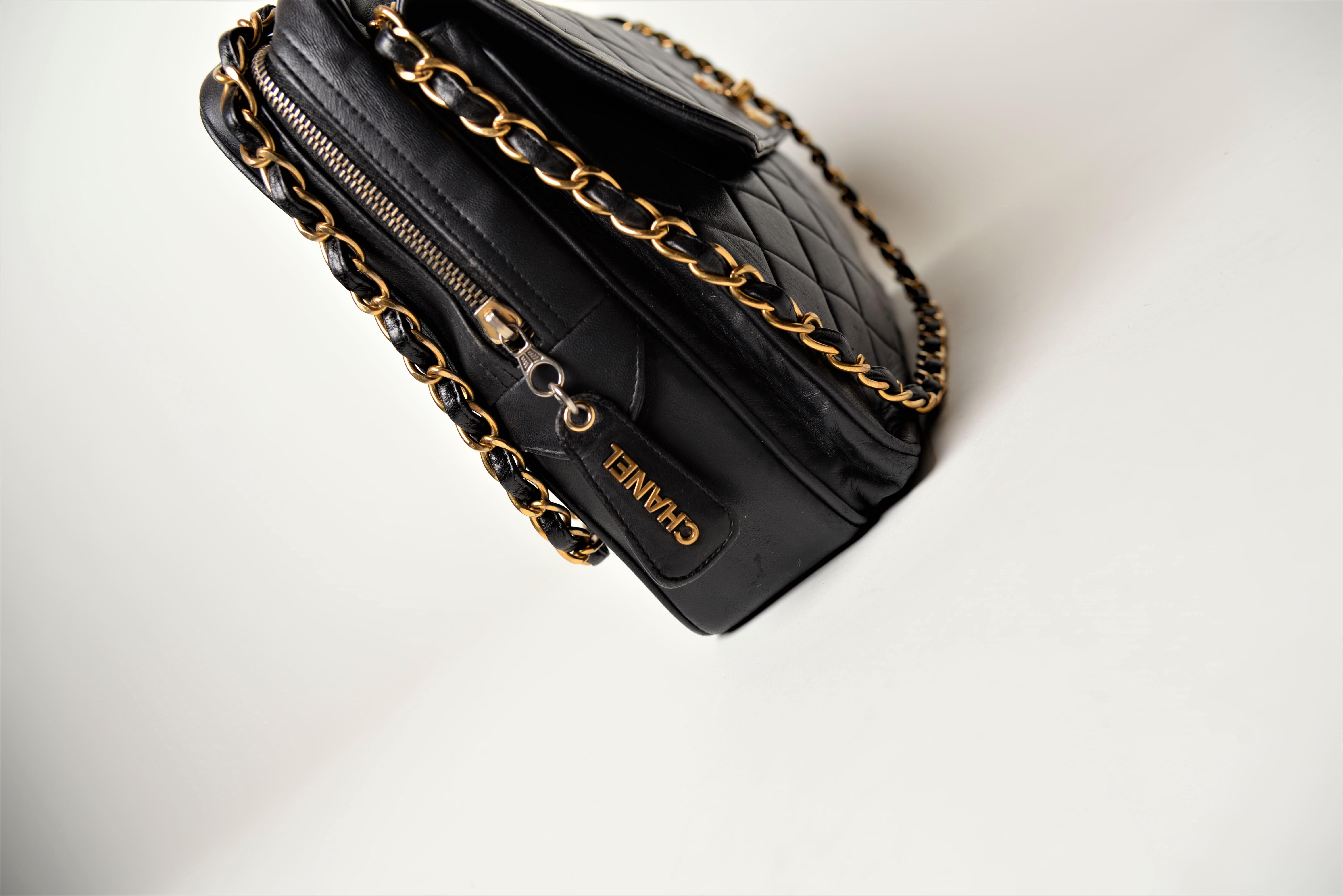 Chanel Maxi Flap Bag Camera Case Vintage For Sale at 1stDibs chanel