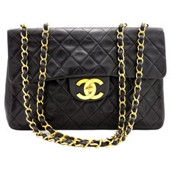 Vintage Chanel Maxi Flap Shoulder Bag 