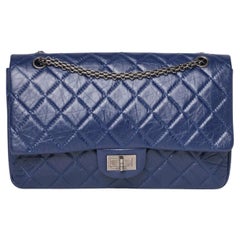 Chanel Maxi Jumbo Reissue Doppelklappe Blau