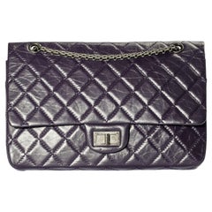 Chanel Maxi Jumbo Reissue Doppelklappe Lila