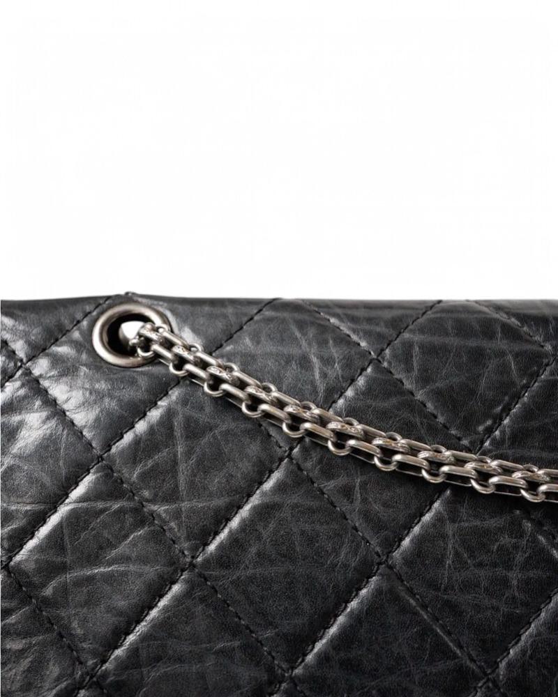 Chanel Maxi Jumbo Reissue Black For Sale 6