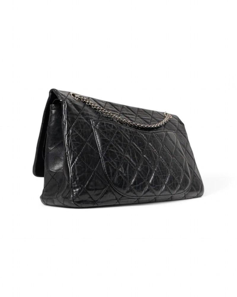 Chanel Maxi Jumbo Reissue Black For Sale 2
