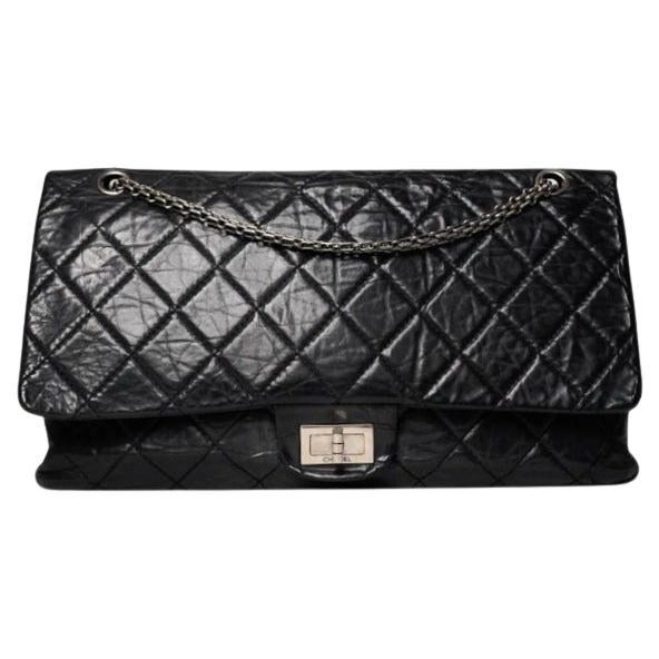 Chanel Maxi Jumbo Reissue Black For Sale