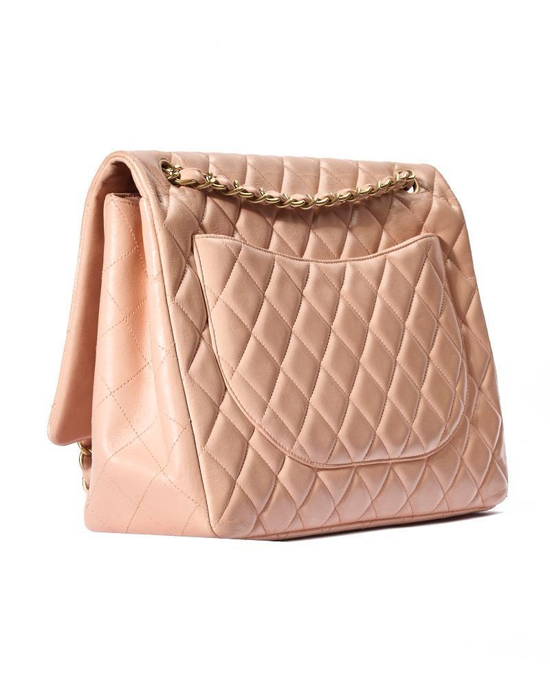 Donna Chanel Maxi Jumbo Timeless Rosa Blush in vendita