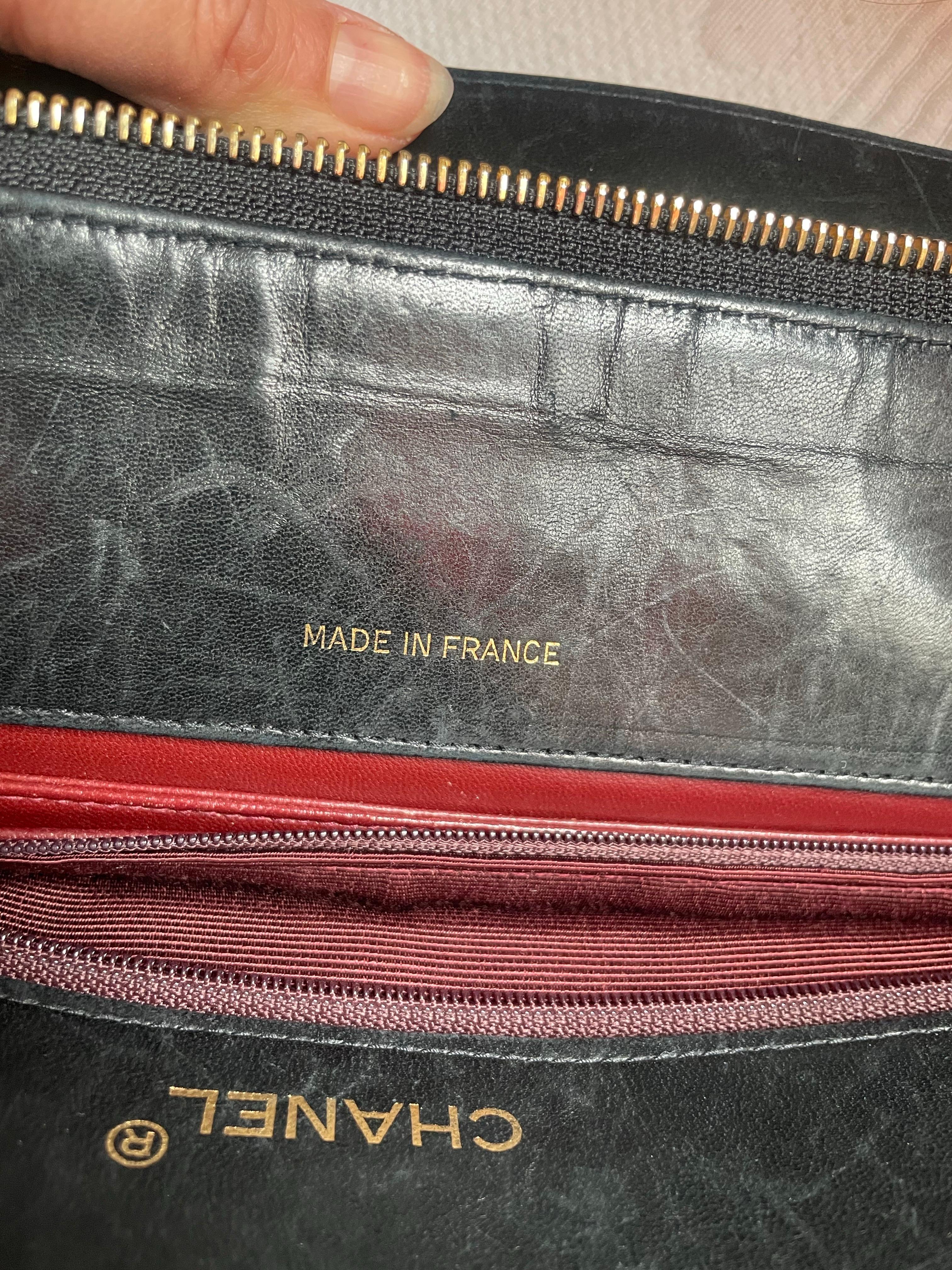 CHANEL Maxi bolso vintage Negro en venta