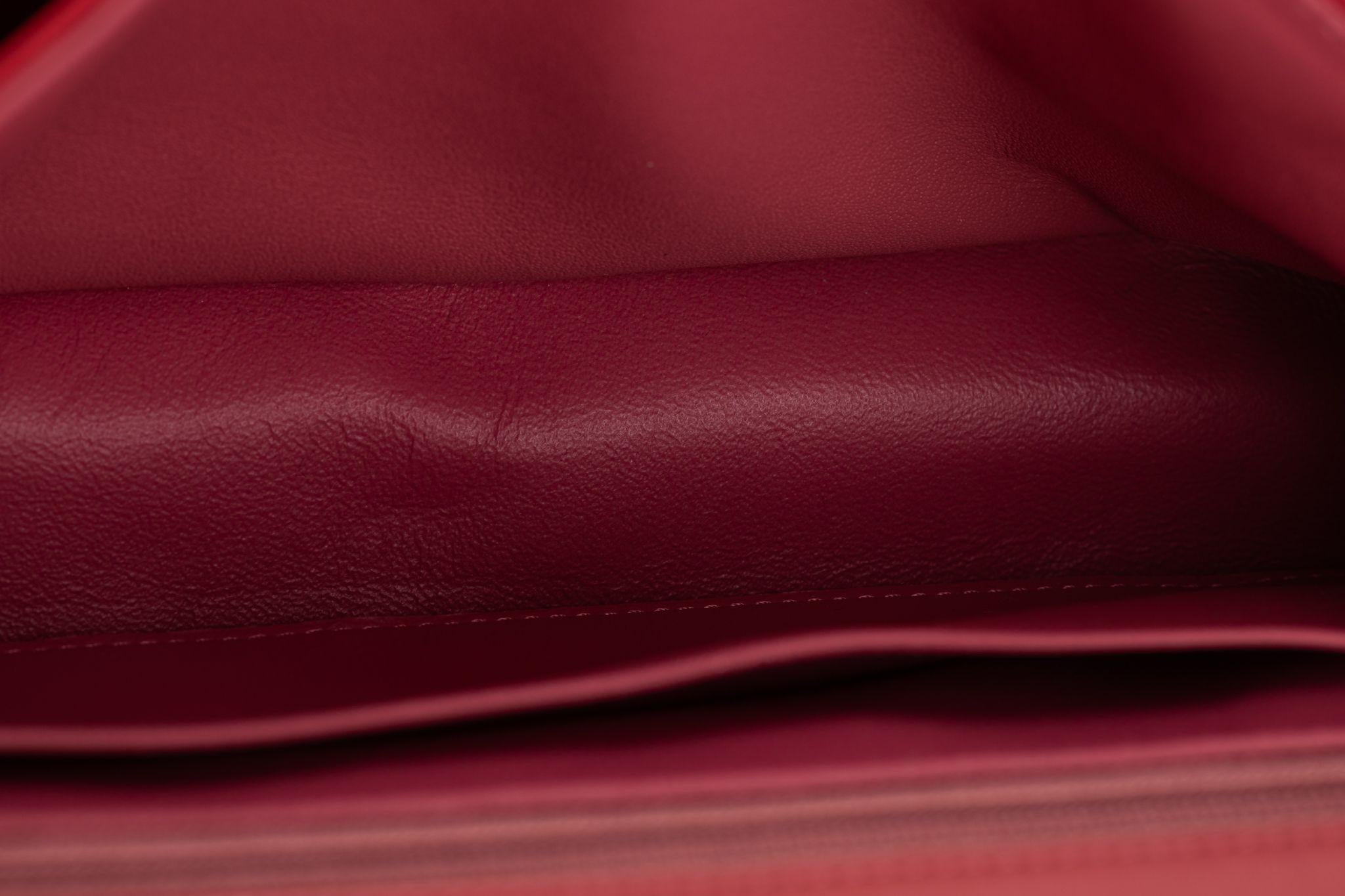 Chanel Med Valentine Single Flap Bag Tri For Sale 9