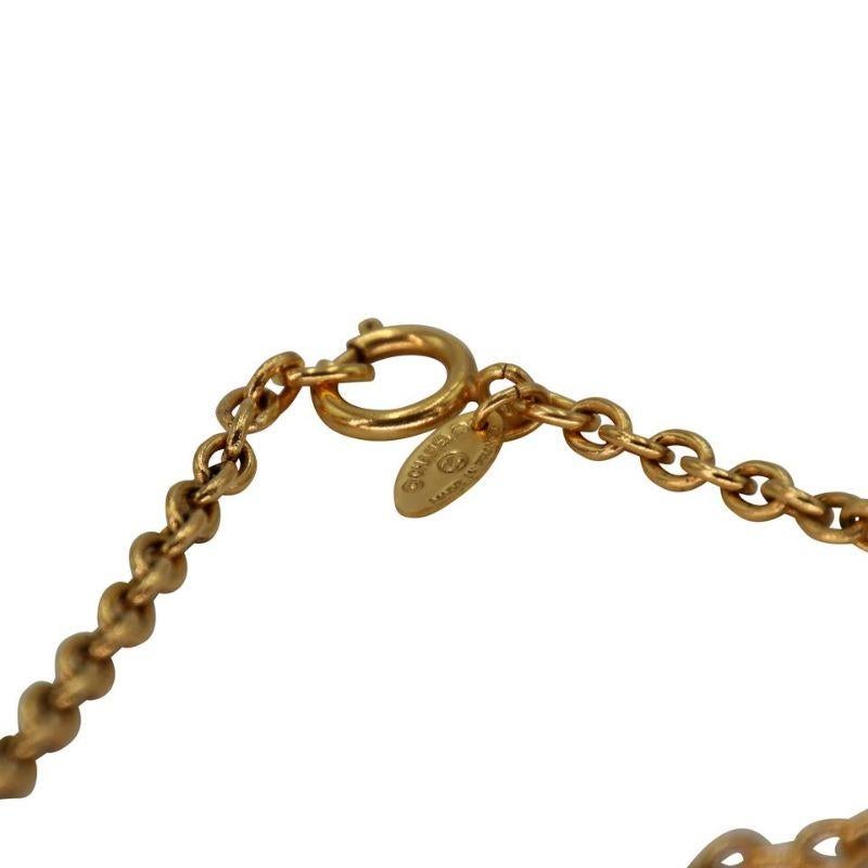chanel 18k gold necklace