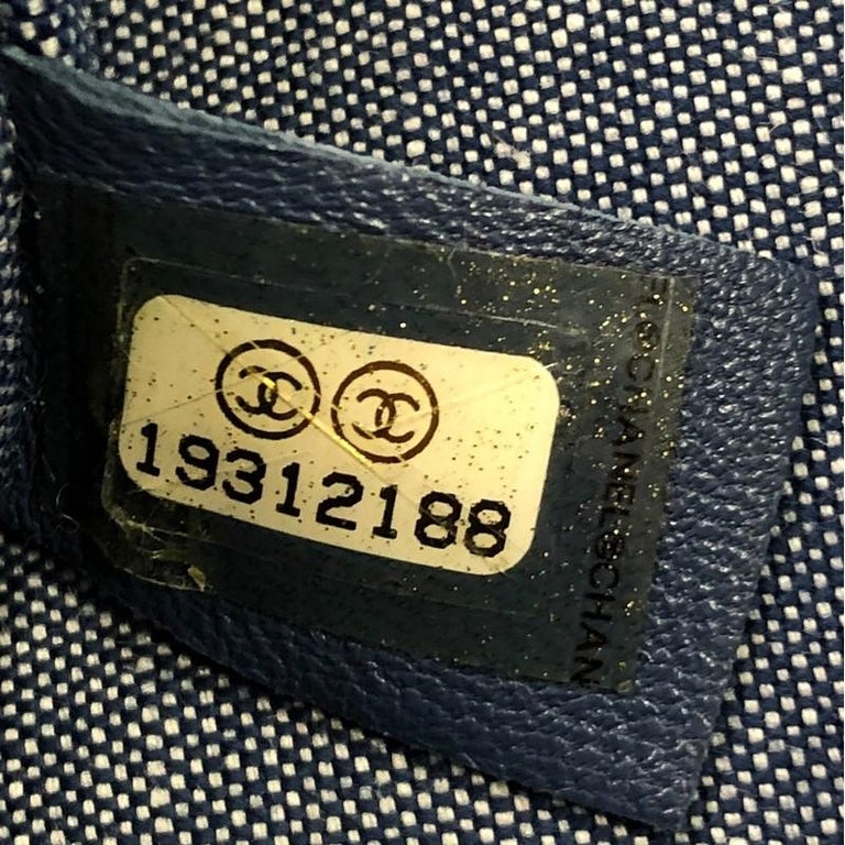 Chanel Medallion Graphic Flap Bag Quilted Denim Medium at 1stDibs