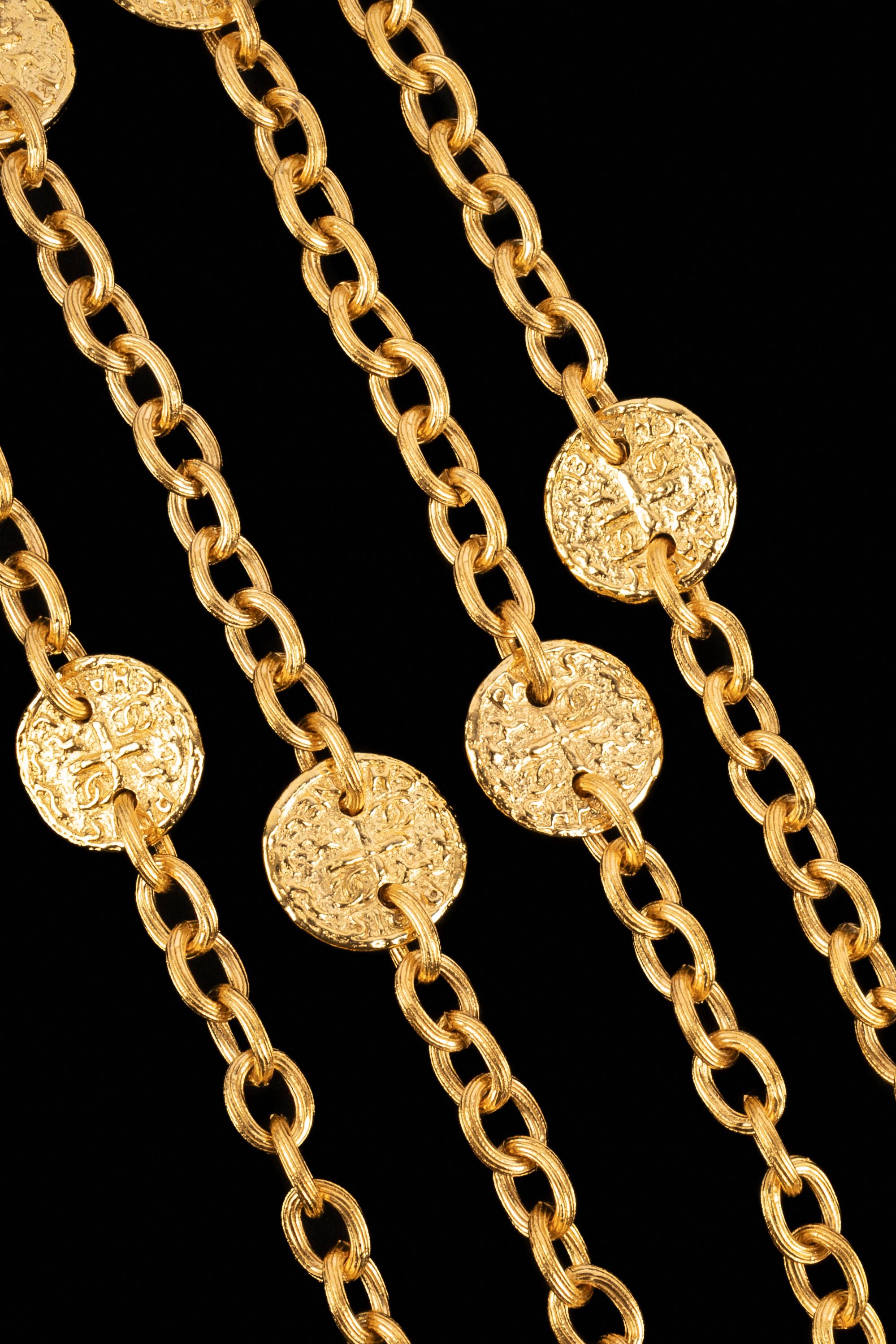 Chanel medallion necklace 1993 1