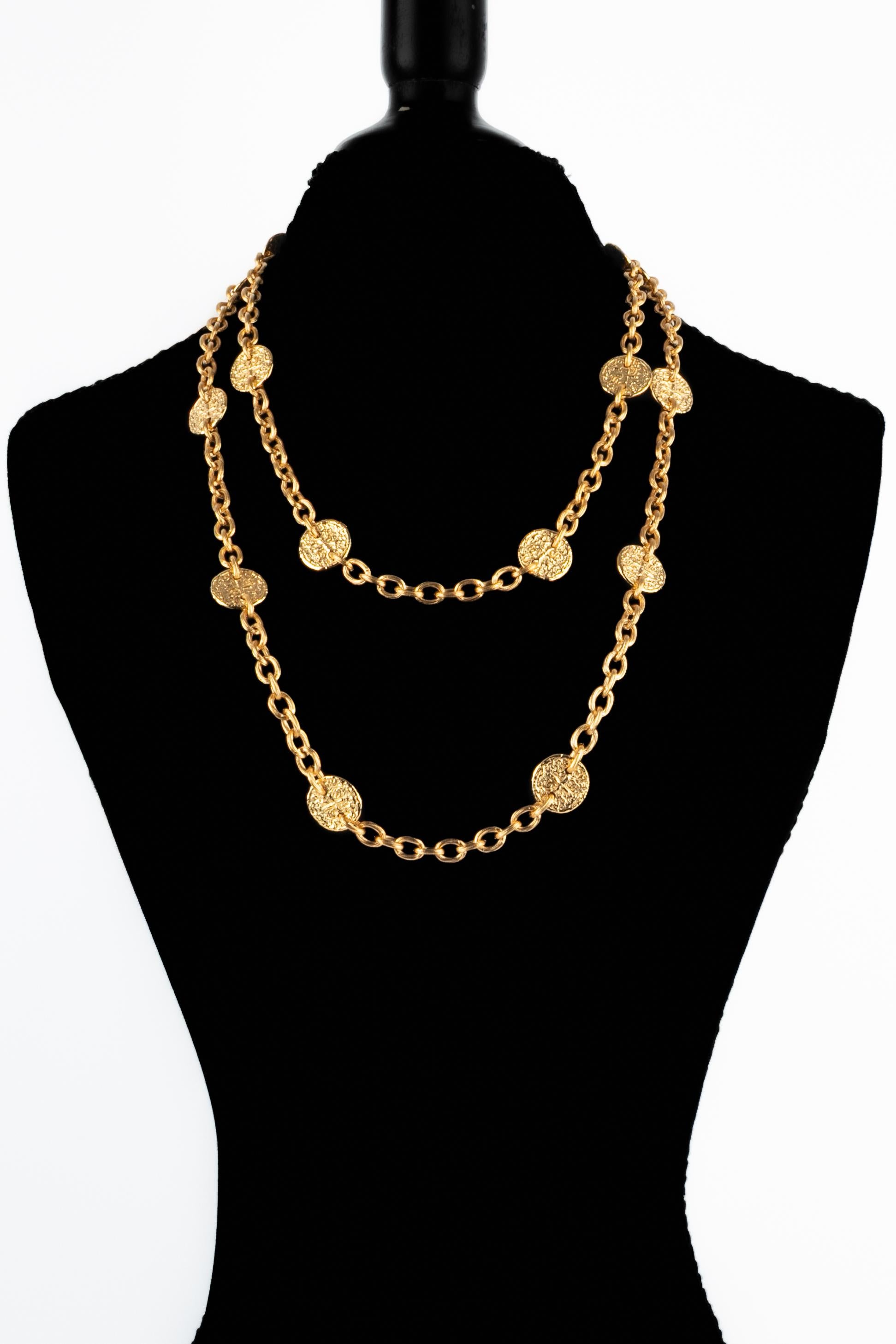 Chanel medallion necklace 1993 5