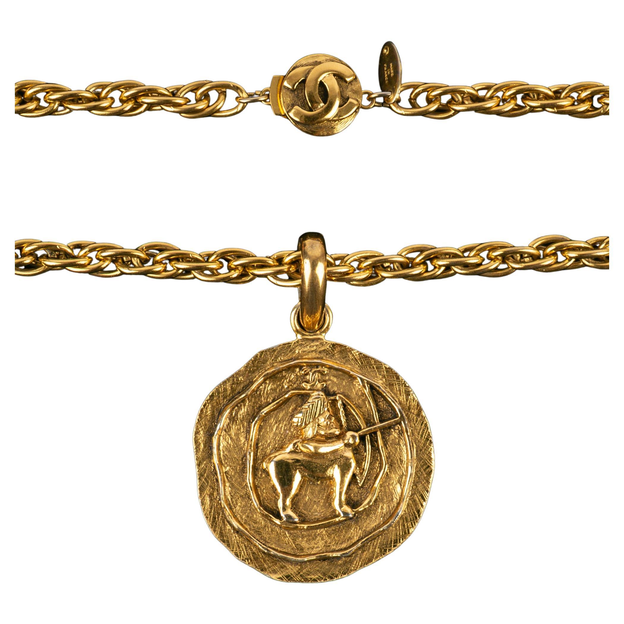 Chanel medallion necklace