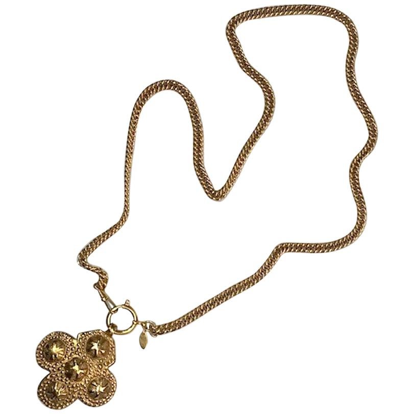 Chanel Medalion Pendant Necklace, Season 23, 1986