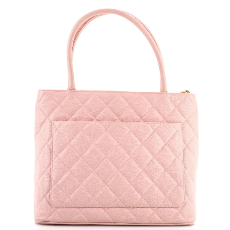 Chanel Medallion Tote Quilted Caviar at 1stDibs