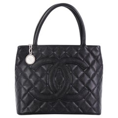 Chanel Medallion Tote Quilted Caviar,