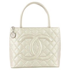 Chanel Medallion Tote Quilted Caviar