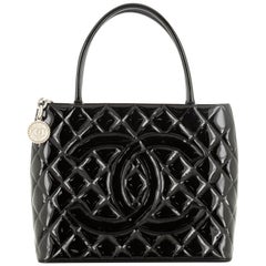 Chanel Medallion Tote Quilted Patent