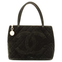 Chanel Medallion Tote Quilted Velvet