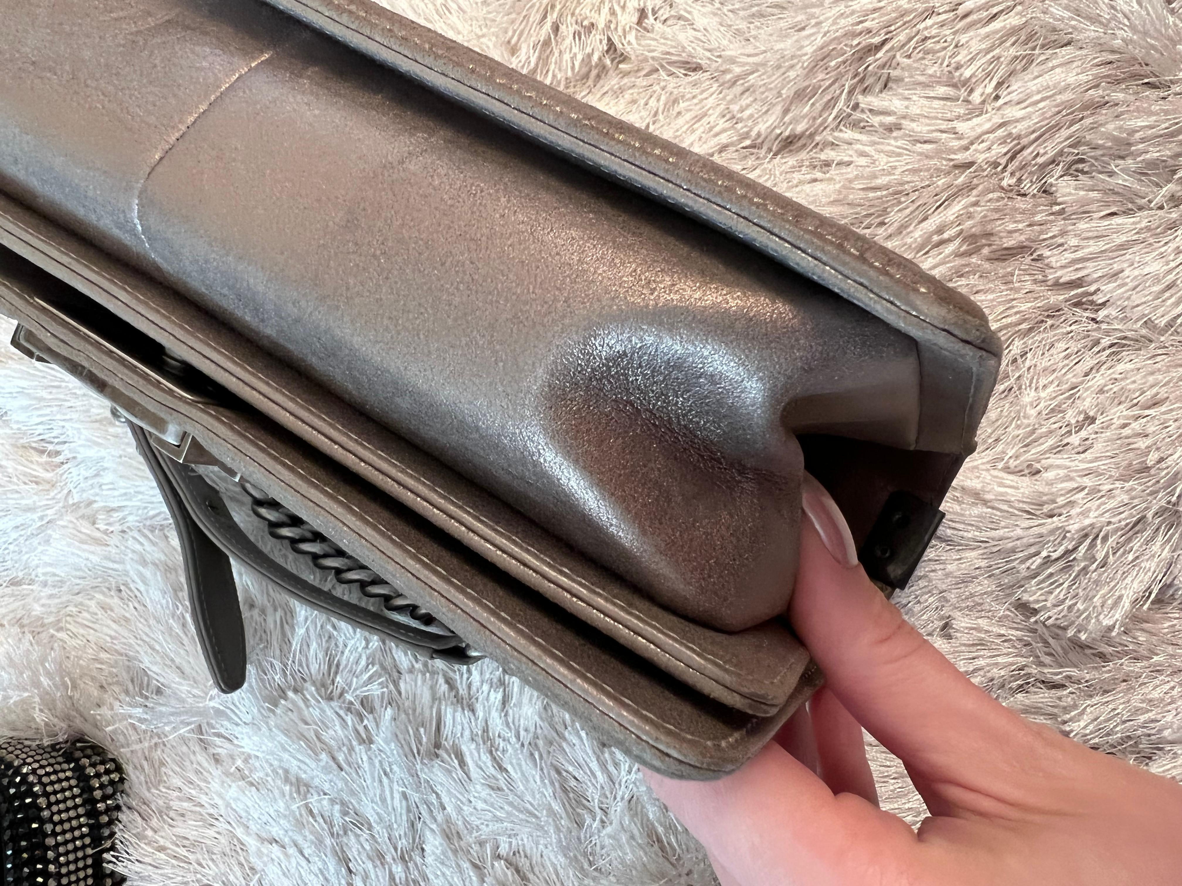 Women's or Men's Chanel medium bag with crystals For Sale