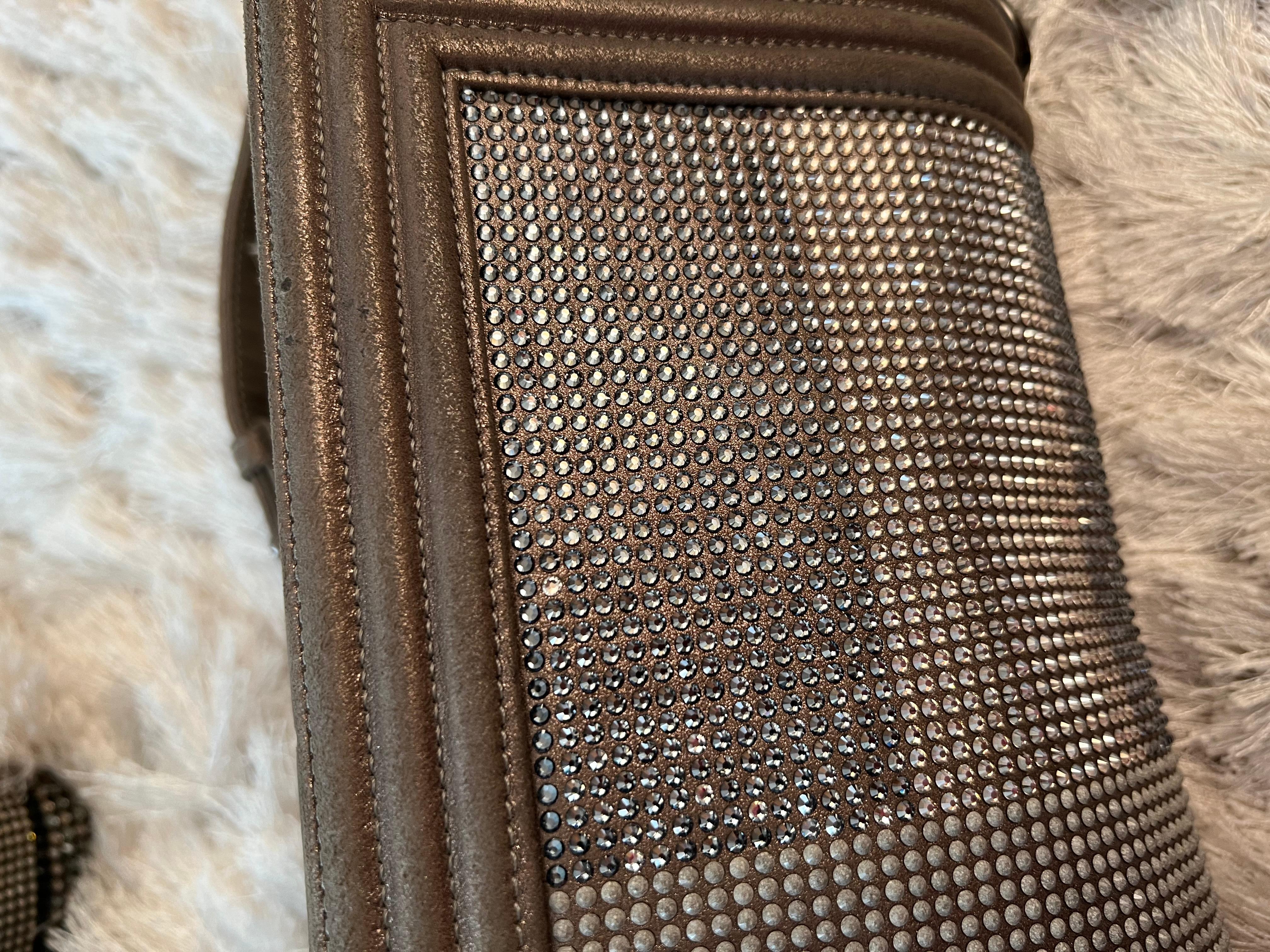Chanel medium bag with crystals For Sale 1