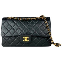 Chanel Medium Black Classic/Timeless Double Flap Bag