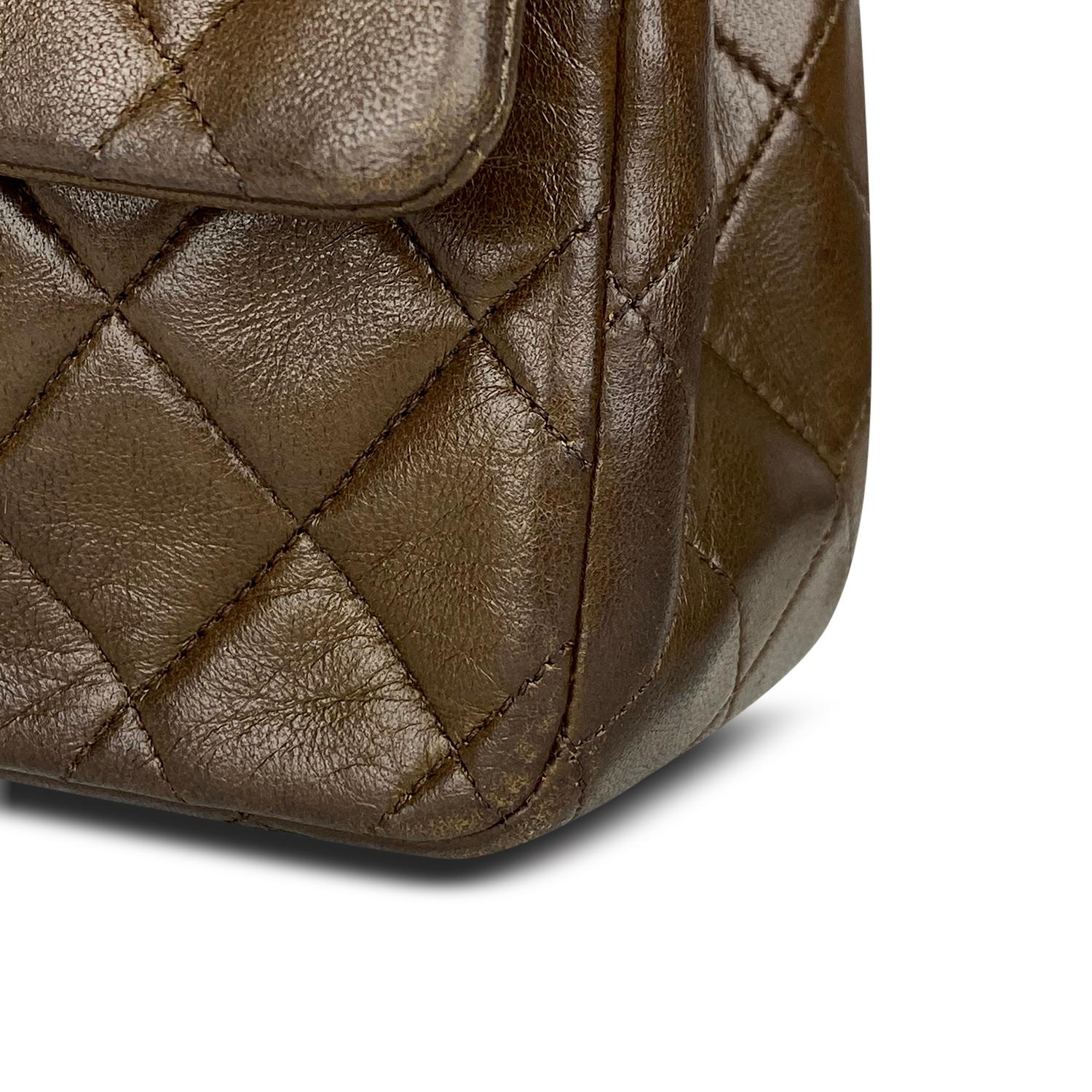 Chanel Medium Brown Classic/Timeless Double Flap Bag 1