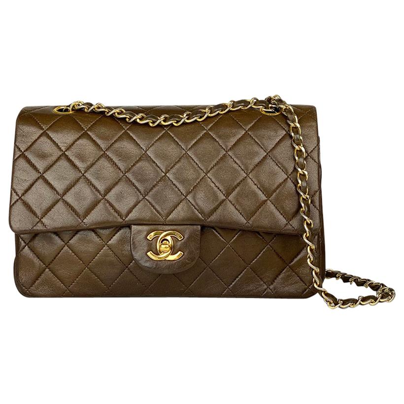 Chanel Medium Brown Classic/Timeless Double Flap Bag