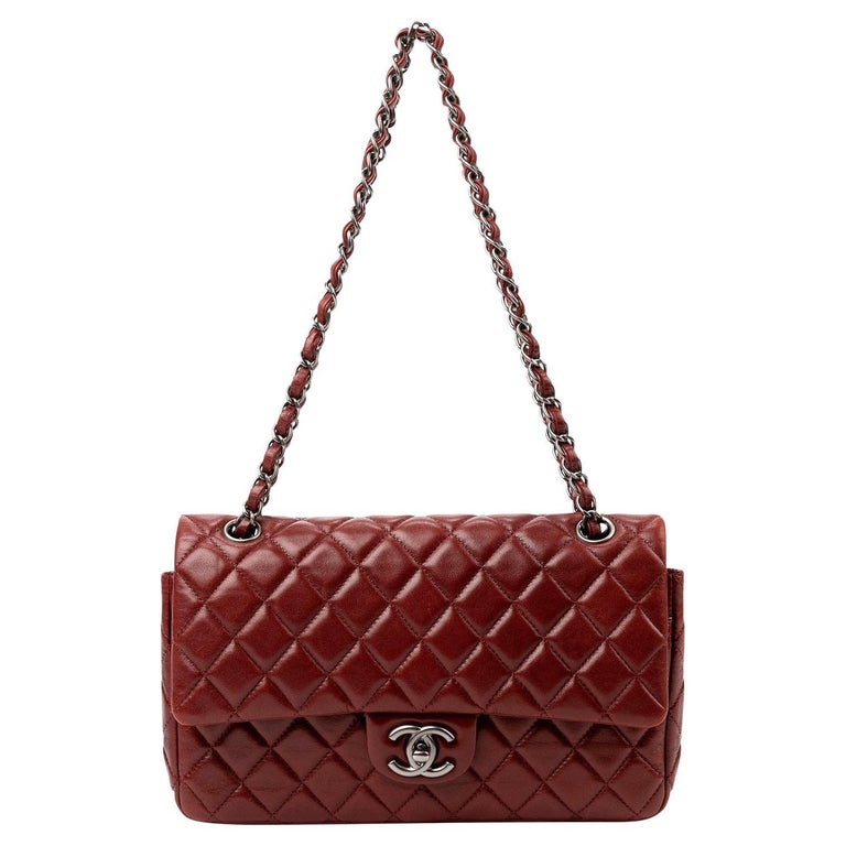 Chanel Burgundy Bag - 22 For Sale on 1stDibs | burgundy handbags, the  chanel burgundy, chanel burgundy flap bag