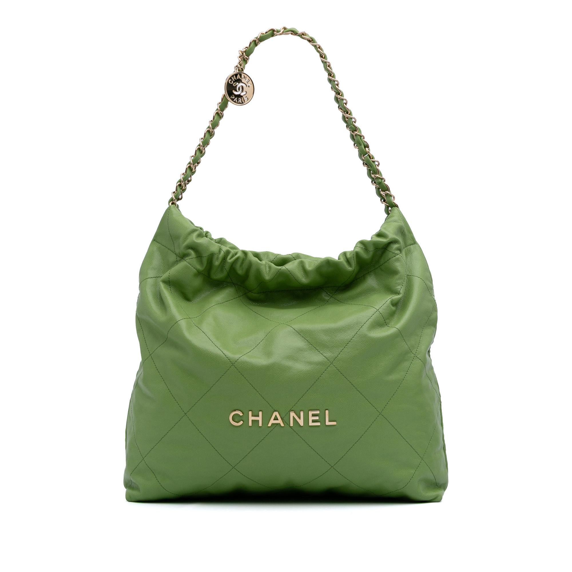 Chanel - Fourre-tout moyen Caviar 22 Excellent état - En vente à Krakow, PL