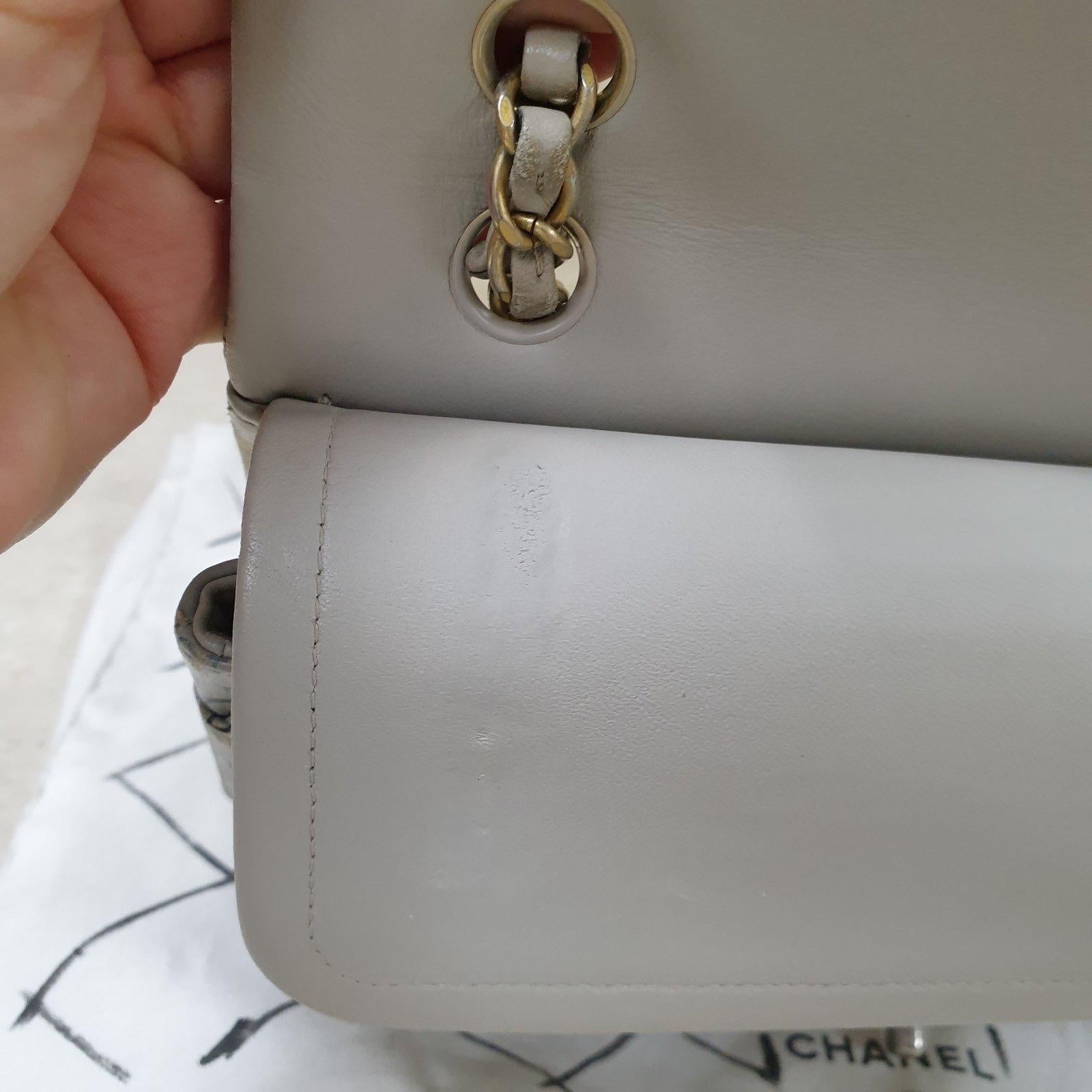 Chanel Medium Classic Doubl Flap Graffiti  Newspaper Shoulder Bag For Sale 11