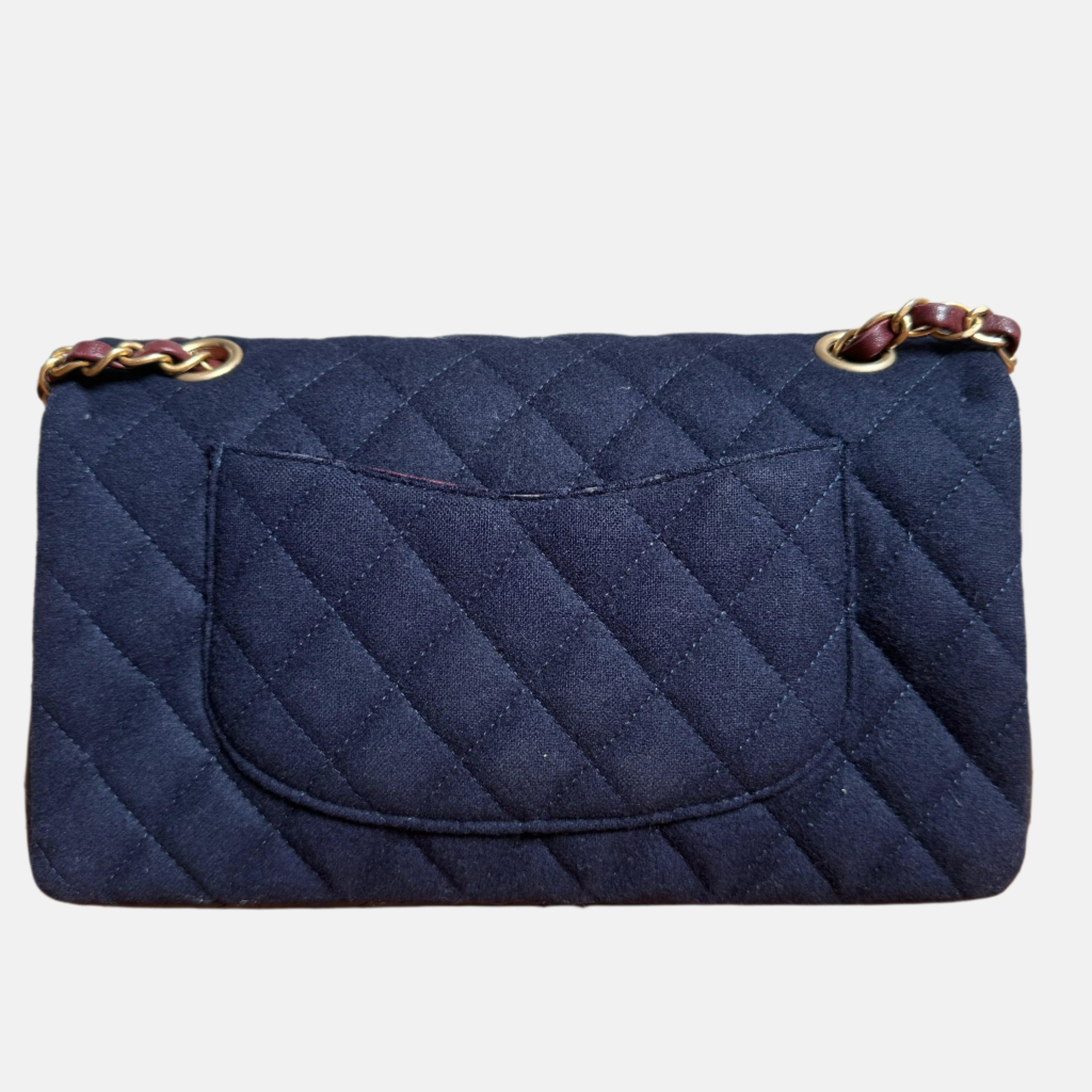 Women's Chanel Medium Classic Double Flap Bag Métiers d'Art Paris-Hamburg Wool Charms