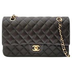 Chanel Medium Classic Flap Bag Black Lambskin GHW