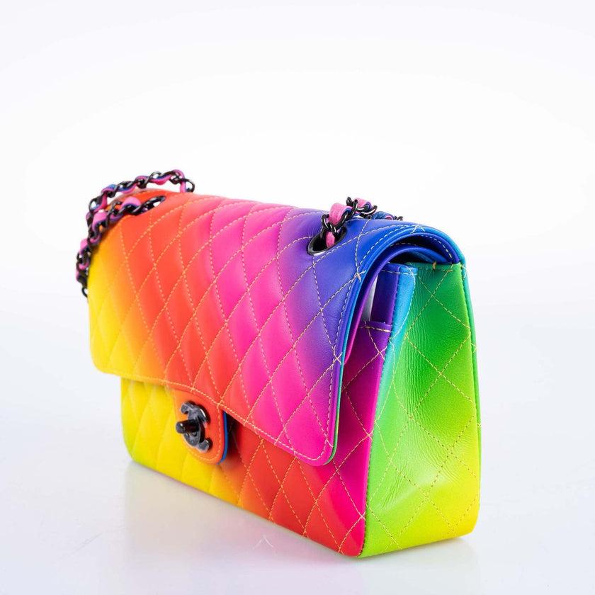 rainbow chanel bag