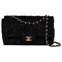 Vintage Chanel Medium Classic Twee Single Flap Bag