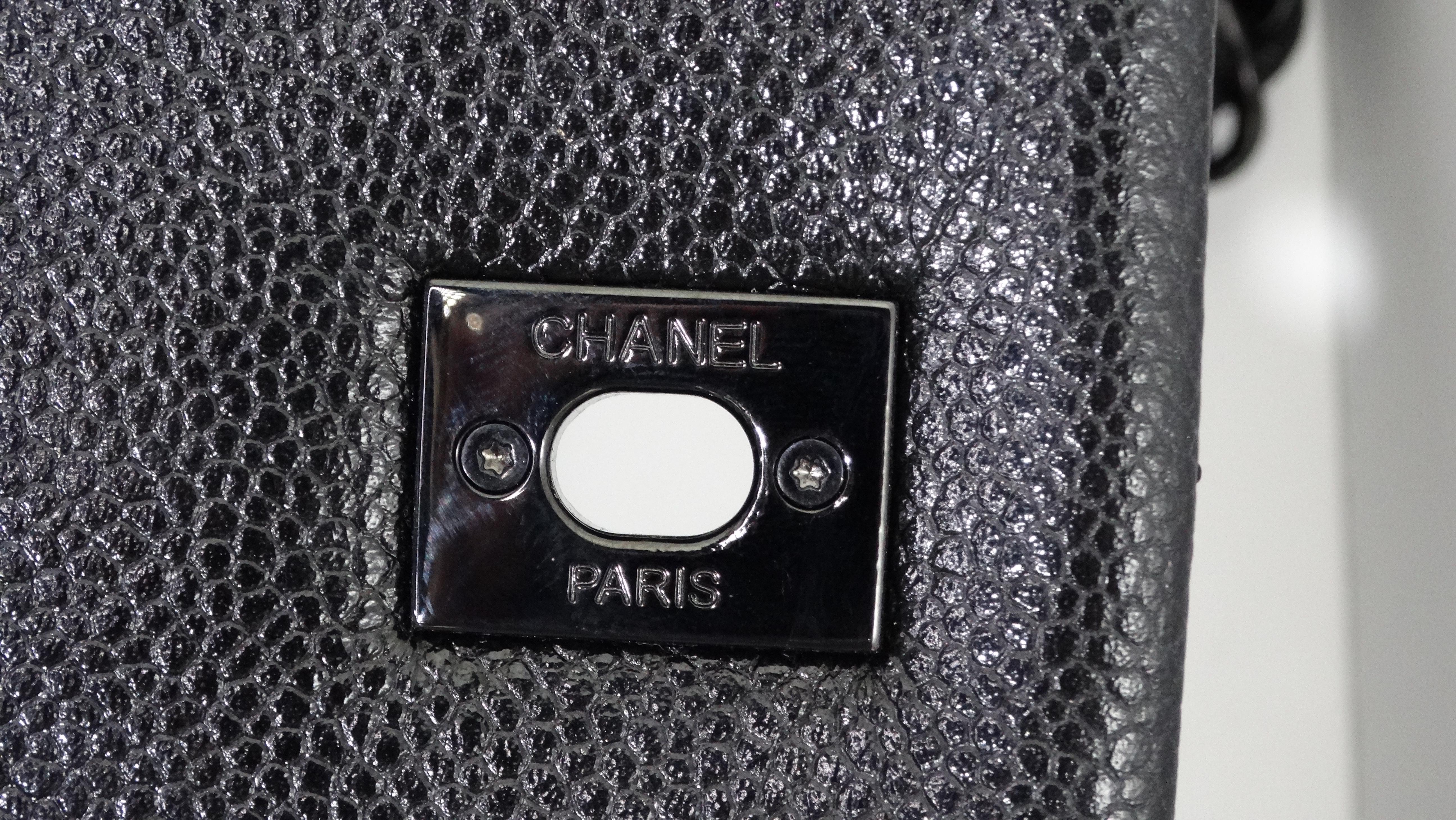 Chanel Medium Coco Caviar Quilted Top-Handle Bag 11