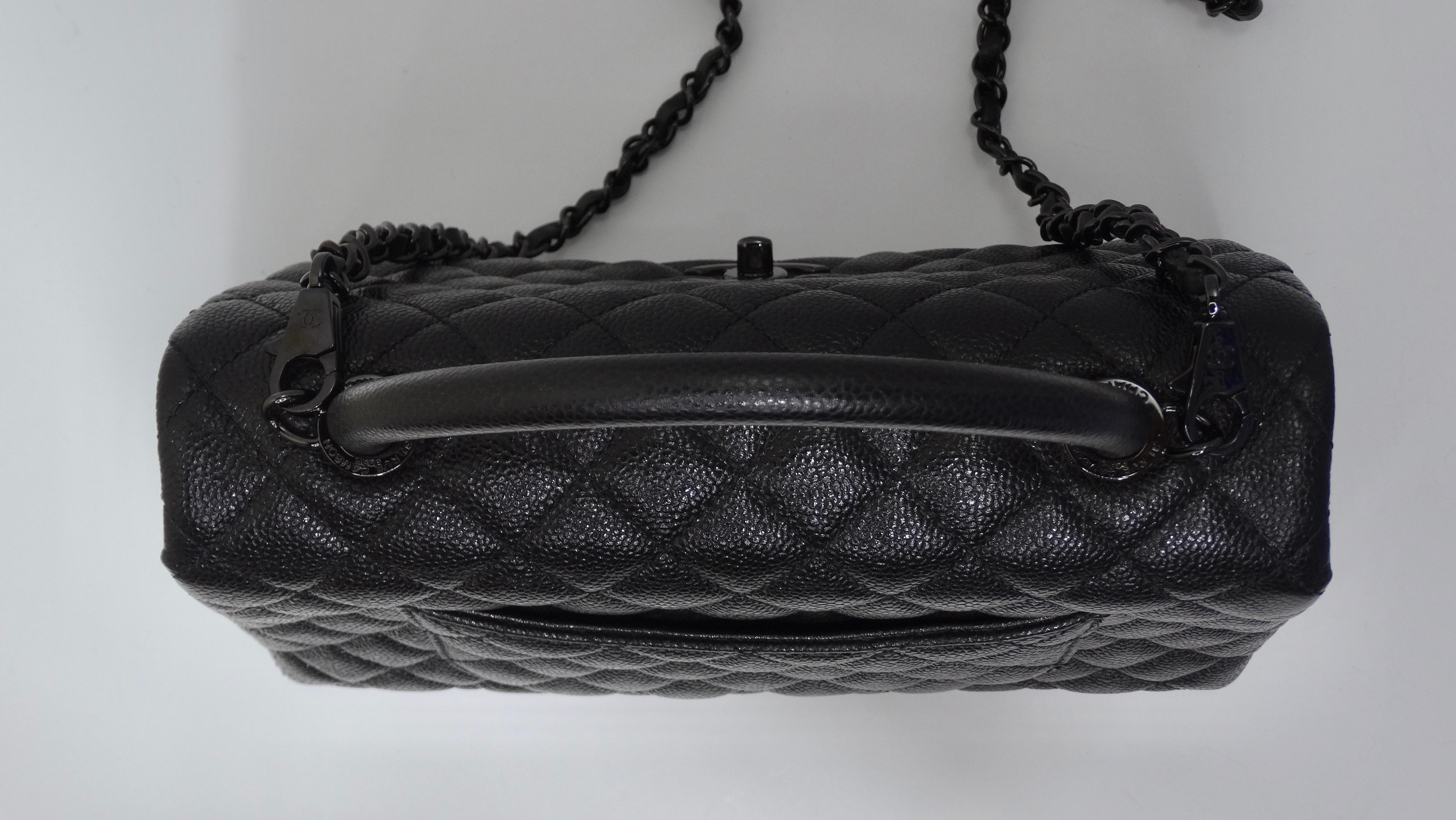Chanel Medium Coco Caviar Quilted Top-Handle Bag 1