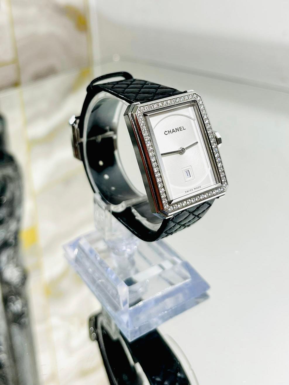 chanel square watch