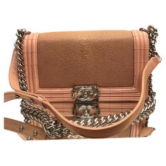Borsa a tracolla Chanel Medium Galuchat Boy