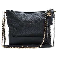 Chanel Medium Hobo Nero Gabrielle Hobo Bag 2017