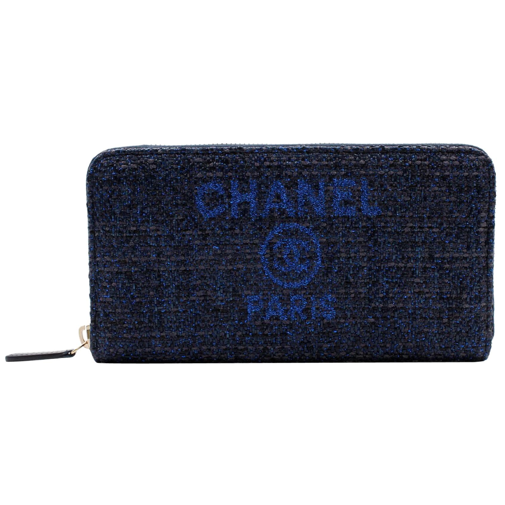 Chanel CC Gusset Classic Flap Wallet Quilted Caviar Long at 1stDibs