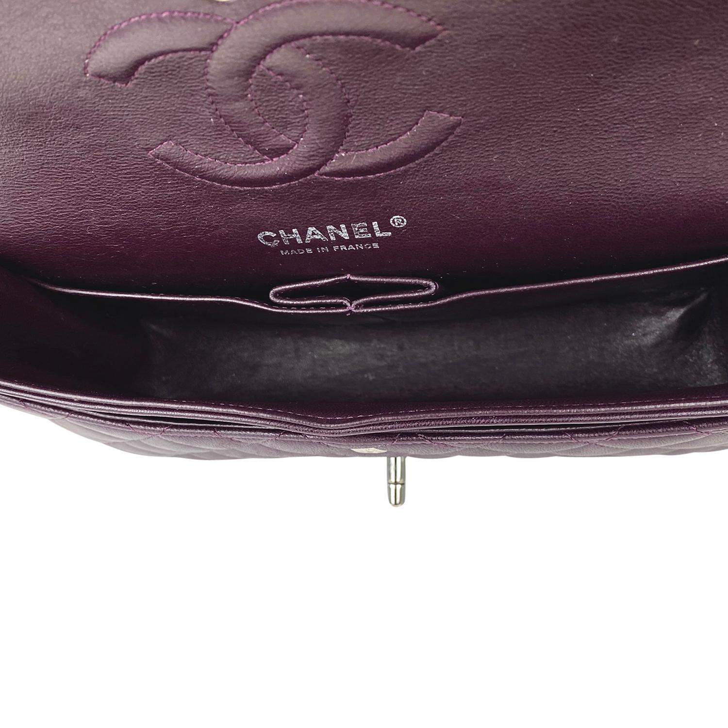 Chanel Medium Purple Classic/Timeless Double Flap Bag For Sale 8