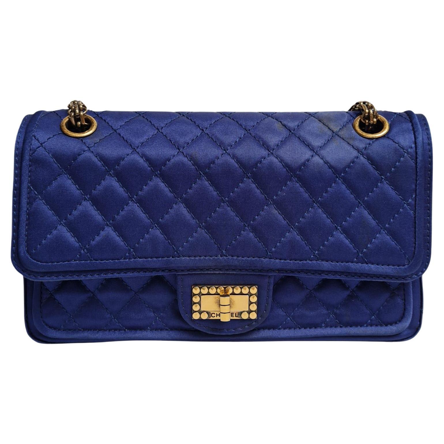 Chanel Medium Satin Quilted Reissue Flap Bag For Sale at 1stDibs