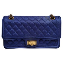 Used Chanel Medium Satin Quilted Reissue Flap Bag