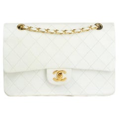CHANEL, Medium Timeless Vintage in white leather