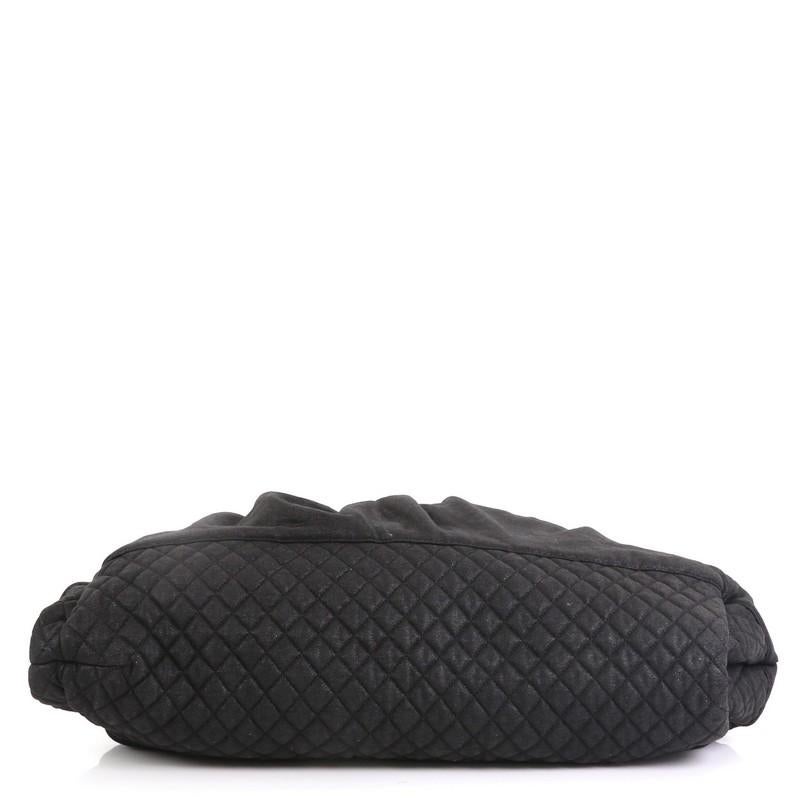 Chanel Melrose Cabas Tote Jersey Medium In Good Condition In NY, NY